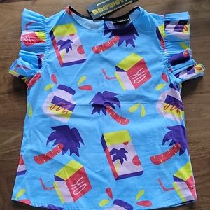 Nooworks snacks ruffle top